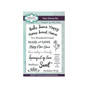 A6 Clear Stamp Set (13pk) - Rustic Homestead Sentiments