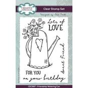 A6 Clear Stamp Set (5pk) - Friendship Watering Can