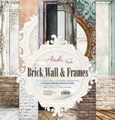 12" x 12" Paper Pad (12pk) - Brick Wall &amp; Frames