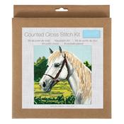 Counted Cross Stitch Kit - Large White Horse image