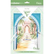 A4 Multi-Technique Pre Drawn Colouring Pad - Gardens