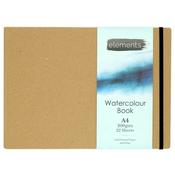 A4 Elements Watercolour Hardback Sketchbook (32pcs) - Landscape