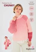 Sweater, Headband &amp; Scarf in Stylecraft Horizon Chunky (10187) - PDF