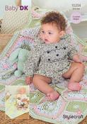 Crochet Blankets in Stylecraft Bambino DK &amp; Bambino Dotty DK (10204) - PDF - CROCHET