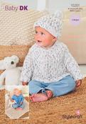 Sweater, Hat and Blanket in Stylecraft Bambino Dotty DK (10201) - PDF