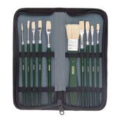 Icon Travel Paint Brush Set (11pcs) - Hog Hair