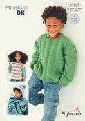 Crochet Sweater Tank, Scarf &amp; Hat in Stylecraft Merry Go Round DK &amp; Special DK (10197) - CROCHET