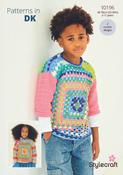Crochet Sweaters in Stylecraft Merry Go Round DK &amp; Special DK (10196) - CROCHET