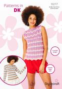 Crochet Sweater &amp; Top in Stylecraft Naturals Bamboo + Cotton DK (10217) - CROCHET