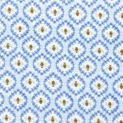 Buzzing Around the Garden: Bees Buzzing - 100% Cotton
