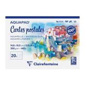 Clairefontaine Aquapad Cartes Postales (10,5 x 14,8 cm)