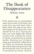 The Book of Disappearance by Ibtisam Azem
