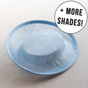 Sinamay Hat Base (17cm) - Asymmetrical Flat