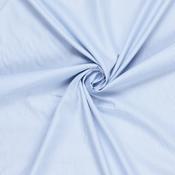 Luxury Ex-Designer Pure Cotton Shirting in Sky Stripe - Per ½ Metre image