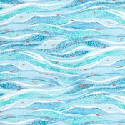 Beach Day: Aqua - 100% Cotton image
