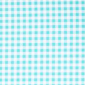Gingham Transformative Teal - 100% Cotton