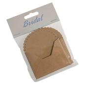 Small Scalloped Edge Envelopes (12pcs) - Natural
