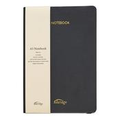 A5 Rainbow Edge Lined Notebook - Black image