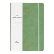 A5 Rainbow Edge Lined Notebook - Mint image