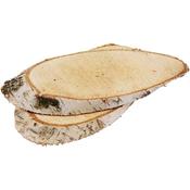 Birch Wood w/Bark Slices (7pcs)