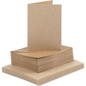 A6 Cards &amp; Envelopes (50pk) - Natural