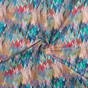 Multi Colour Chevrons - 100% Cotton