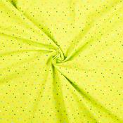 Multi-dots on Green - 100% Cotton image