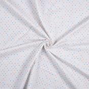 Pin Dot on White - 100% Cotton image