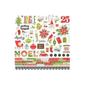 12" x 12" Cardstock Stickers (90pcs) - Make It Merry image
