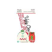 Die-Cut Embellishments (13pcs) - Ugly Christmas Sweater