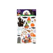 Puffy Stickers (23pcs) - Happy Haunting image