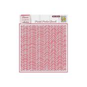 Mixed Media Stencil - Chevron