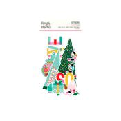 Die-Cut Embellishments (13pcs) - Hard Candy Christmas