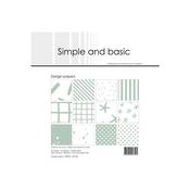 6" x 6" Paper Pack (24pk) - Simple &amp; Basic: Sage