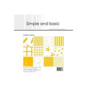 6" x 6" Paper Pack (24pk) - Simple &amp; Basic: Mustard