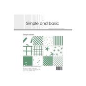 6" x 6" Paper Pack (24pk) - Simple &amp; Basic: Eucalyptus