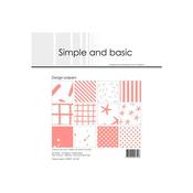 6" x 6" Paper Pack (24pk) - Simple &amp; Basic: Peach