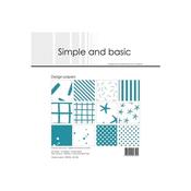 6" x 6" Paper Pack (24pk) - Simple &amp; Basic: Aqua image