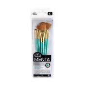 Royal &amp; Langnickel Menta™ Synthetic Sable Variety Acrylic Brush Set 781 (5pcs)
