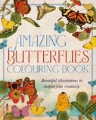Amazing Butterflies Colouring Book by David Woodroffe image