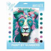 Paint By Numbers - Courageous Lion image