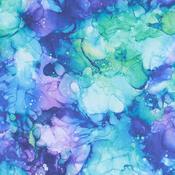 Coral Reef Turquiose Multi - 100% Cotton