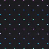 Intervals: Bright Dots on Black - 100% Cotton