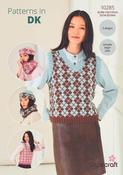Fair Isle Tank, Hat &amp; Cowl in Naturals Pure Wool &amp; Life DK (10285) - PDF