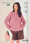 Cable &amp; Texture Sweater &amp; Tank in Naturals Pure Wool &amp; Life DK (10284) - PDF image