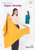 Knitted Blankets in Soft &amp; Cosy Super Chunky (10278) - PDF image