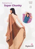 Crochet Blankets in Soft &amp; Cosy Super Chunky (10281) - PDF - CROCHET image