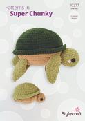 Mama &amp; Baby Turtle in Soft &amp; Cosy Super Chunky (10277) - PDF - CROCHET