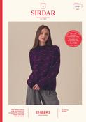 Kindling Raglan Sweater in Sirdar Embers DK (10959)