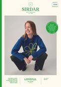 Honeycomb Hem Sweater in Sirdar Loveful Bio Blend Chunky (10968)